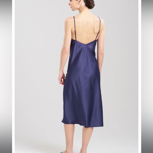 Natori Glamour Gown Midnight Navy XL - Picture 2 of 4